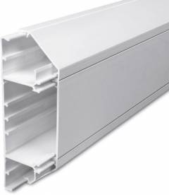 Univolt PVC Chamfered Trunking, 50/170mm, 3m, White